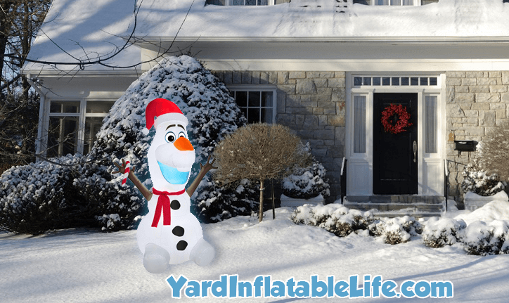 christmas olaf frozen inflatable